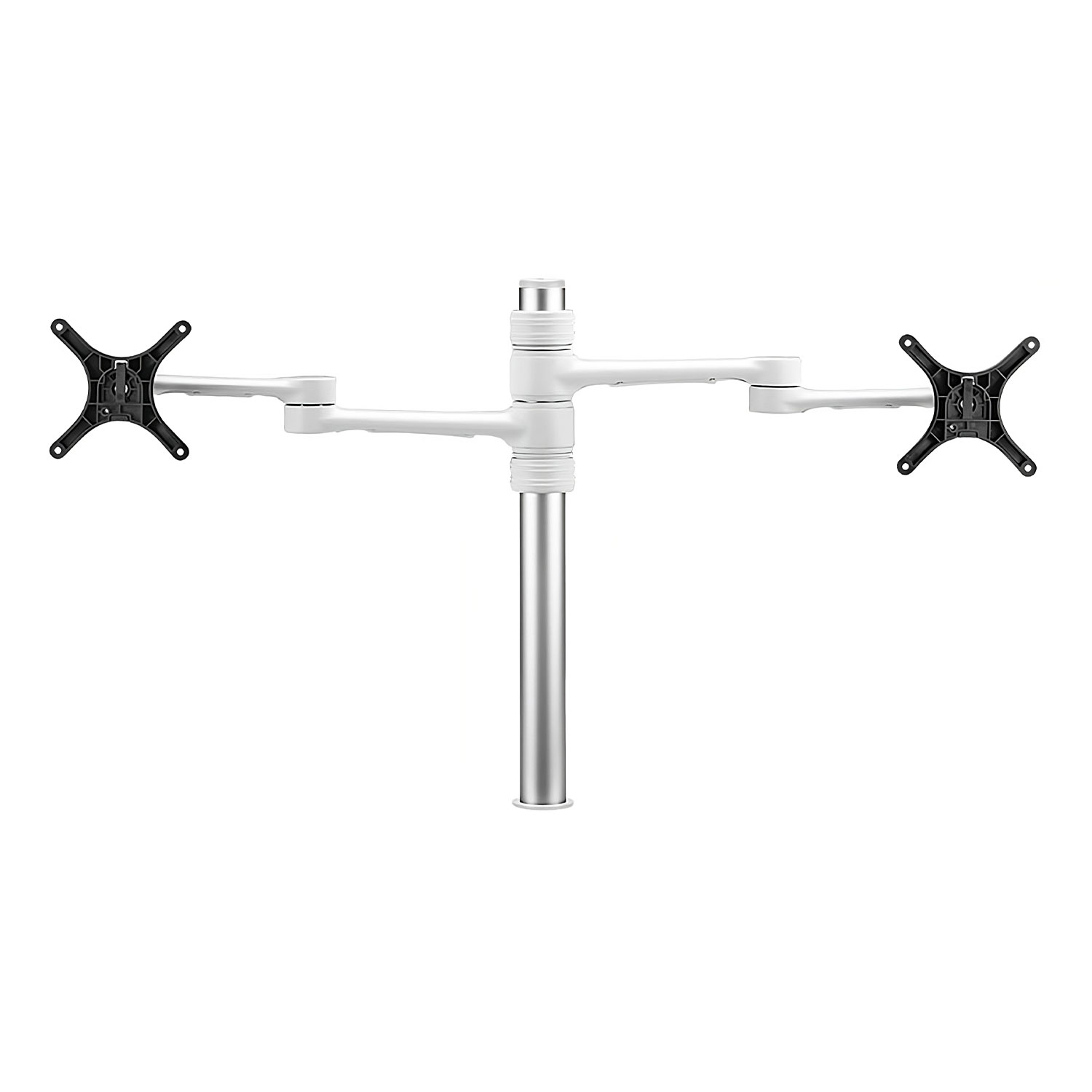 AFS AT DC Dual Monitor Arm White